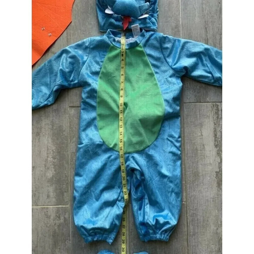 $85 Baby Toddler Dragon Costume Halloween Outfit Set Dress up Imaginary Play 24M